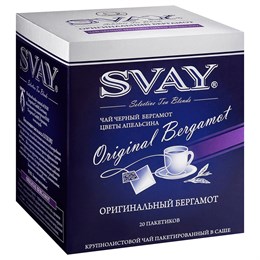 {{photo.Alt || photo.Description || 'Чай SVAY Оригинальный бергамот, черный, саше 20*2г.'}}